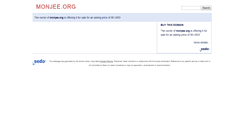 Desktop Screenshot of monjee.org